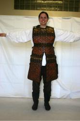  Photos Medieval Brown Vest on white shirt 3 